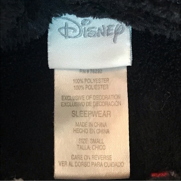 Minnie Mouse 1pc Zip Front Hooded Fleece Pajamas Women S Disney - Picture 5 of 9